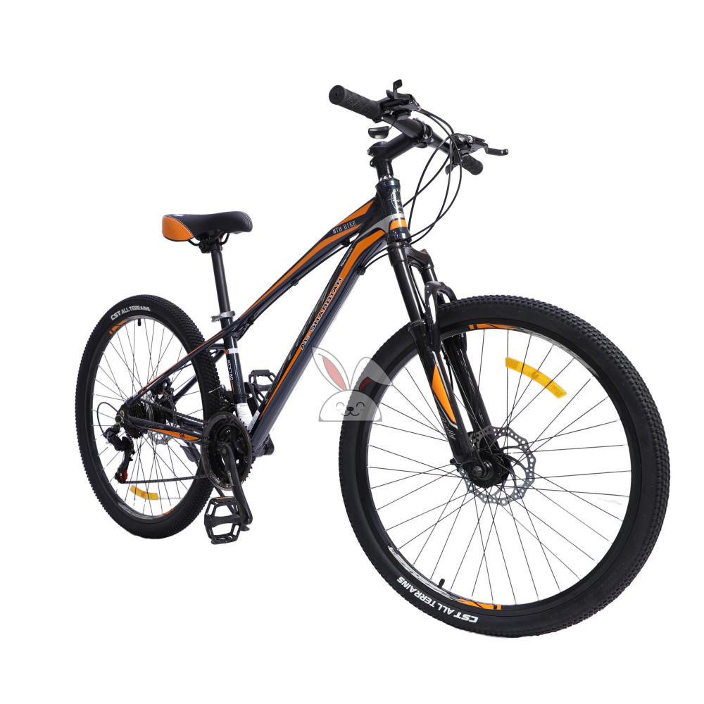 دراجة فاست اكس الهوائية باللونين الأسود والبرتقالي FastX bike in black and orange color
