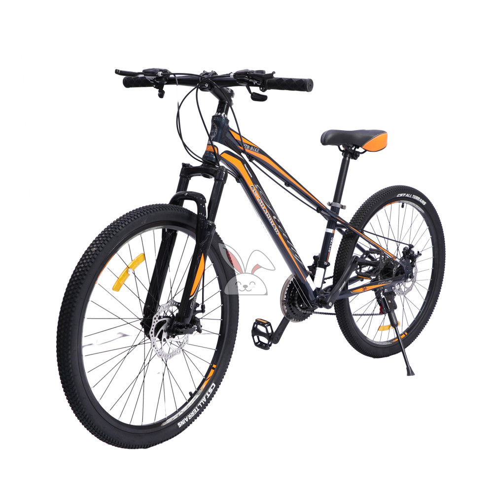 دراجة فاست اكس الهوائية باللونين الأسود والبرتقالي FastX bike in black and orange color