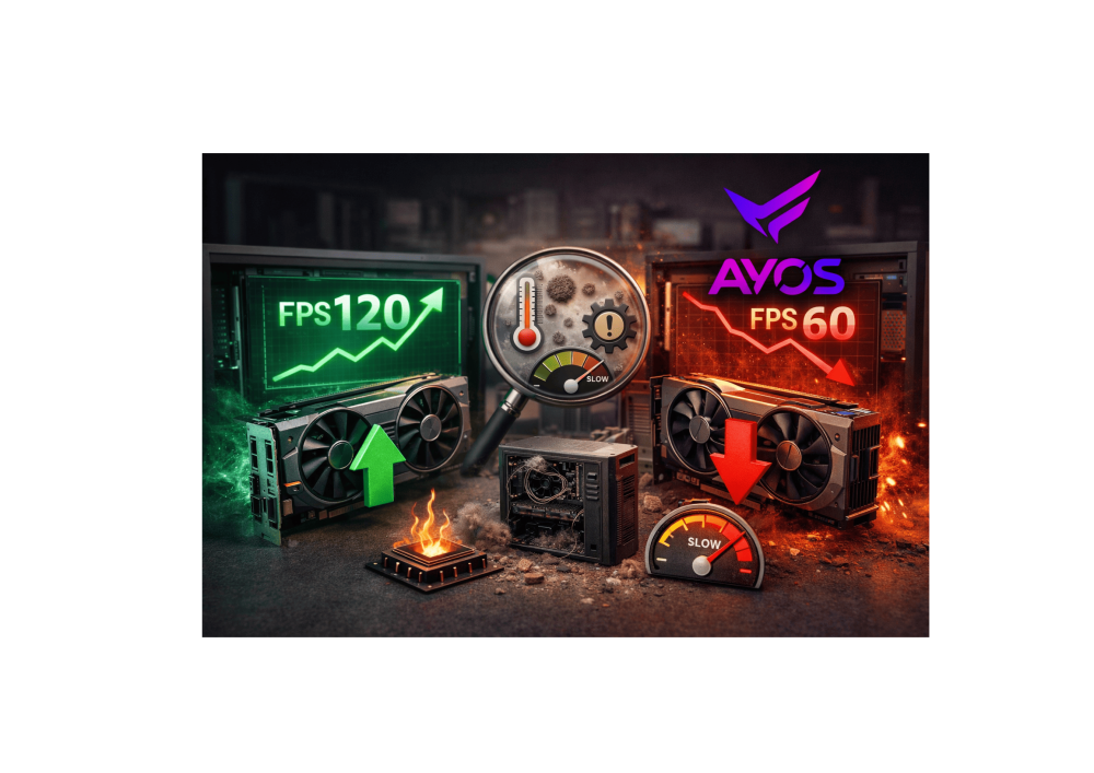 ليش بعض تجميعات PC تعطيك أداء أقل رغم نفس كرت الشاشة؟