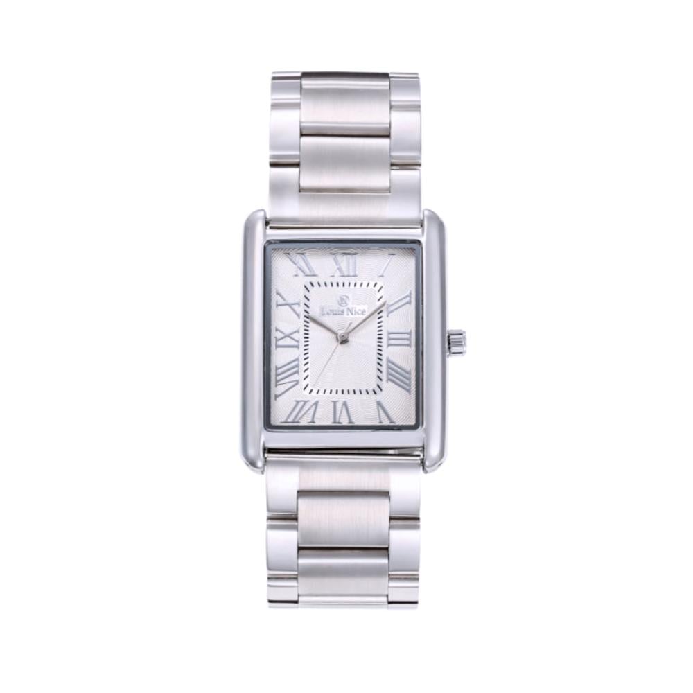 ساعة رجالية كلاسيك من الستيل باللون الفضي