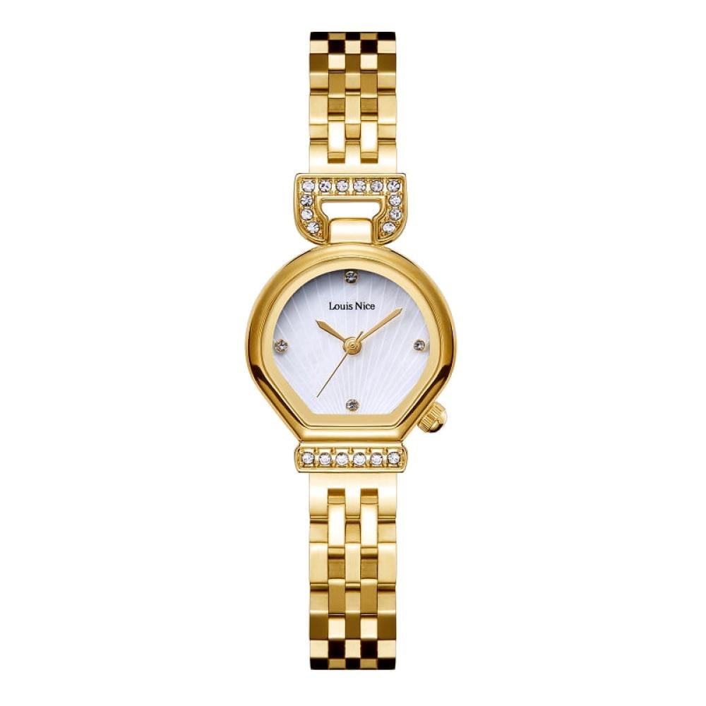 ساعة نسائية انيقة باللون الذهبي