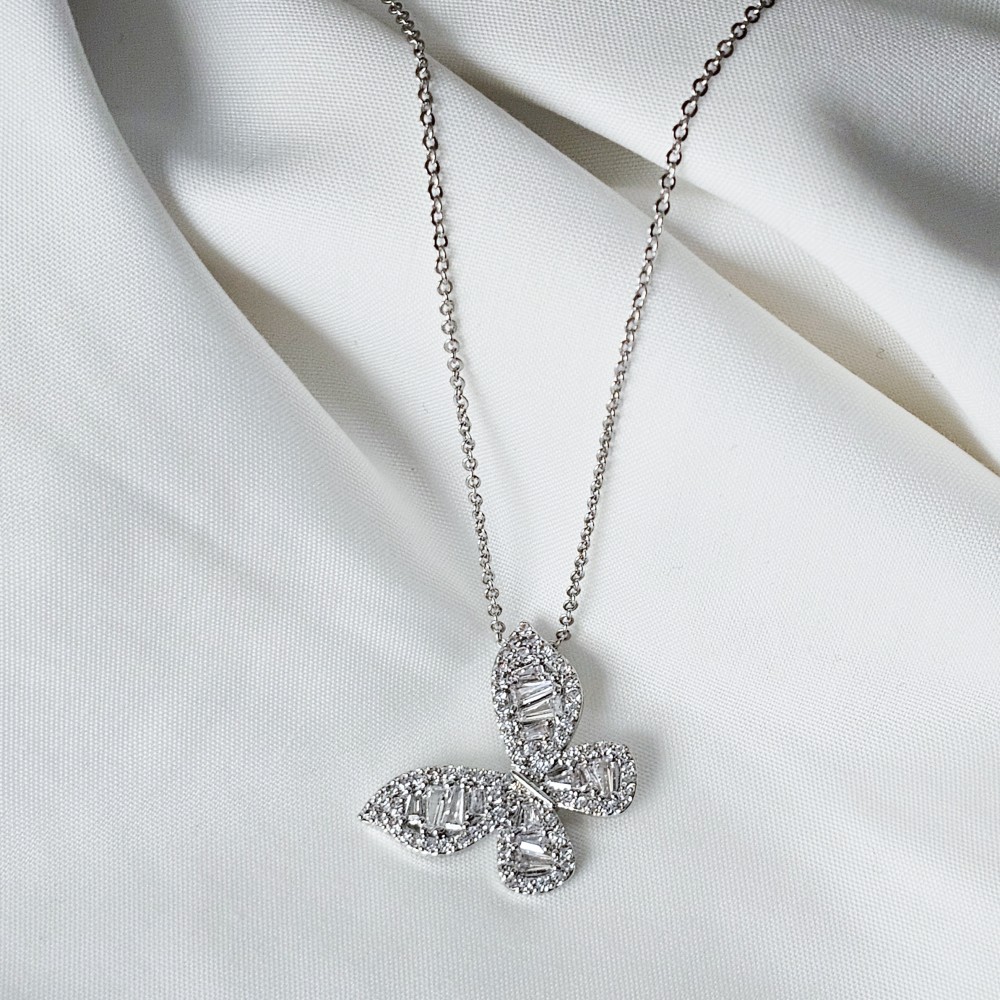 سلسال زركون فضي