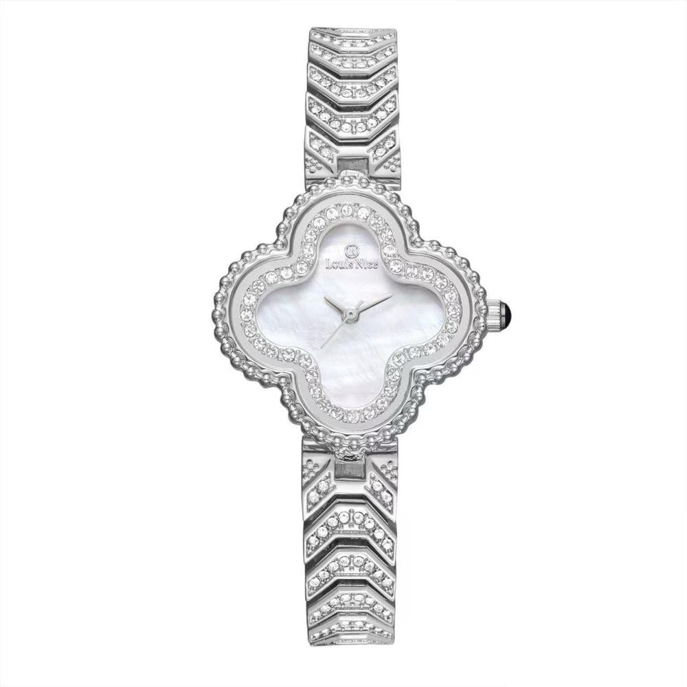 ساعة نسائية راقية باللون الفضي