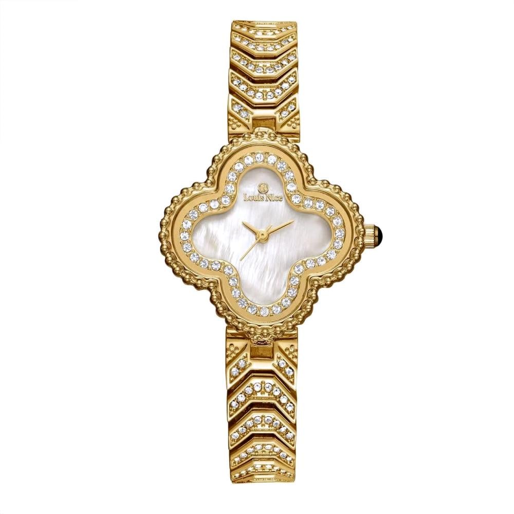 ساعة نسائية راقية باللون الذهبي