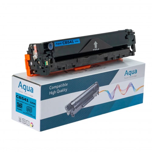 حبر Aqua طابعة 125A ازرق CB541 متوافق مع طابعات hp