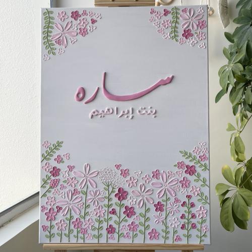 لوحة استقبال مواليد