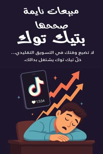 مبيعاتك نايمة؟ صححّها بـ تيك توك!
