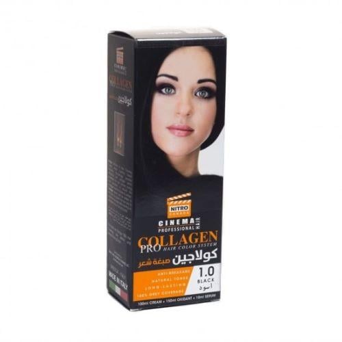 صبغة شعر بالكولاجين ، اسود - COLLAGEN PRO HAIR COL...