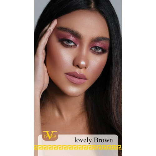 عدسات فرزاتشي 1969 - بني دافىء اي lovely brown A