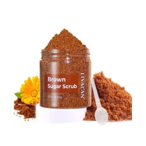 مقشر الجسم بالسكر البني من ليالان 250 جرام brown s...