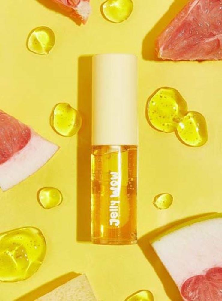 قلوس شفاه لامع و مرطب جيلي واو من ماركة شيقلام - GRAPEFRUIT GLOW