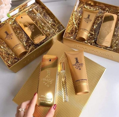 طقم عطر ون مليون من باكو رابان للرجال - أو دي توال...