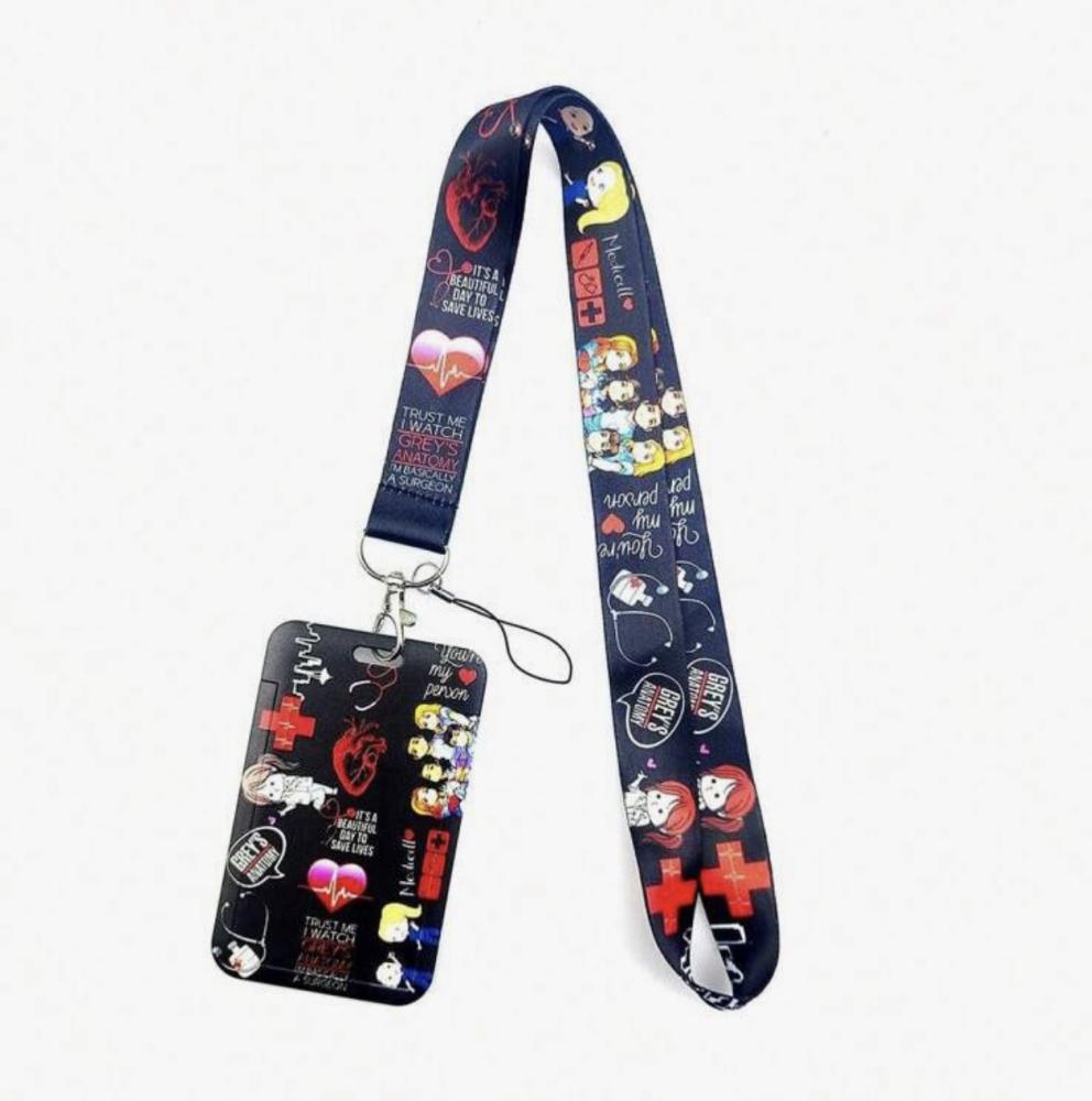 حامل بطاقة العمل الطبي اسود