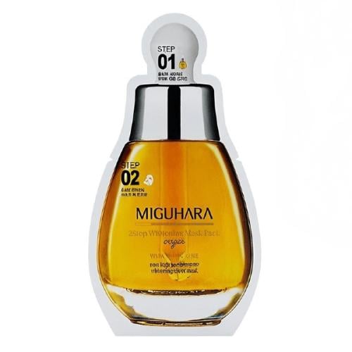 MIGUHARA 2 Step Whitening Mask Pack Origin
