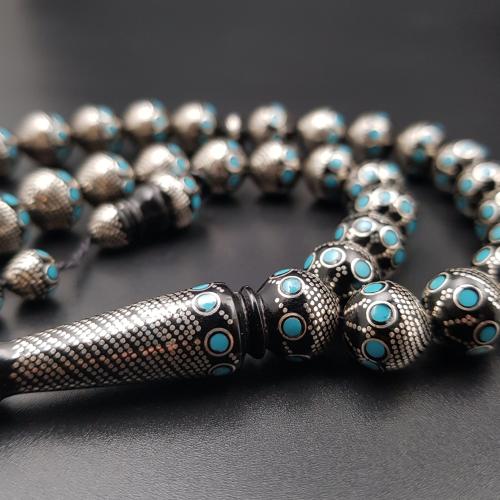 سبحة كوك بالفضة عيار 925