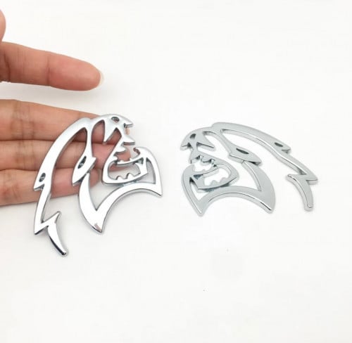 طقم حبتين علامة هلكات فضي