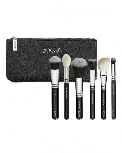 زويفا - مجموعة فرش الوجه والعين روز قولد 6 فرش