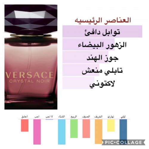 كريستال نوير - 90 مل-  Versace Crystal Noir