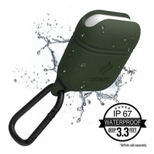 غطاء كاتاليست للايربودز سماعة ابل مقاومة للماء والصدمات أخضر