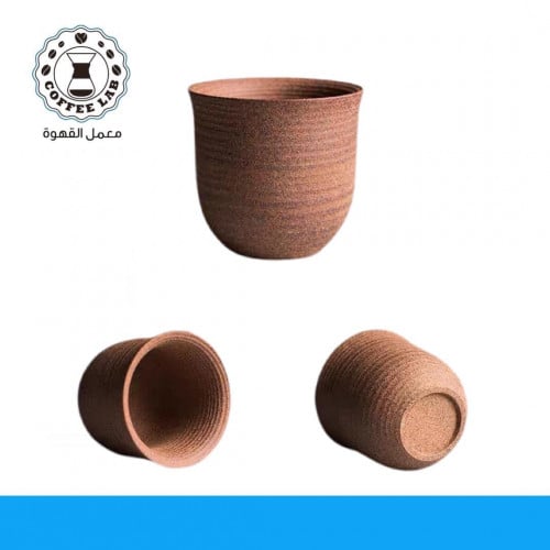 كوب فخار صناعة يدوية 130ml soil cup