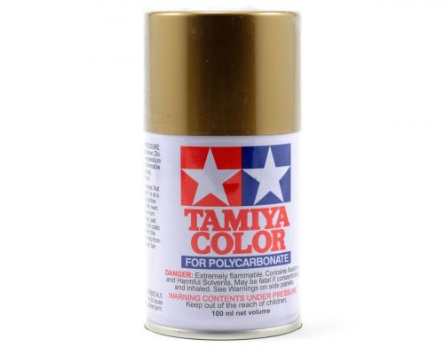 Tamiya PS-13 Gold Lexan Spray Paint (3oz) for RC TAM86013