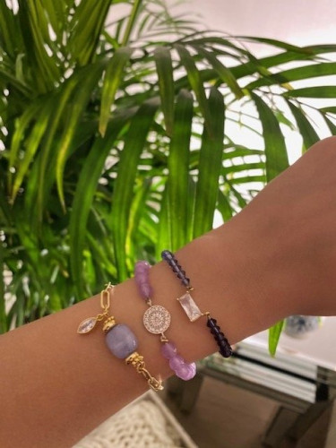 اسوره سواروفسكي مع تعليقة زركون مستطيله