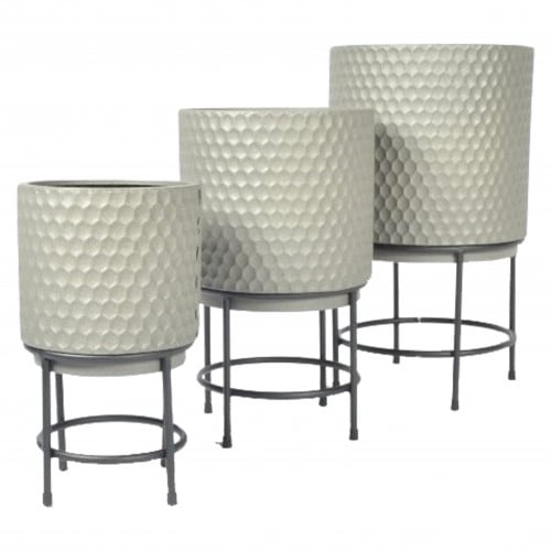 طقم وعاء نباتات قري 3 قطع