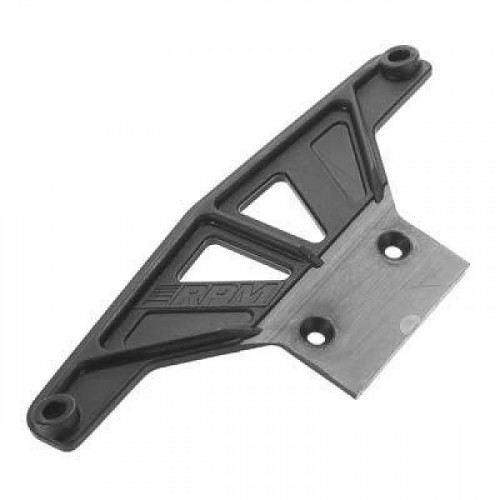 RPM Front Wide Bumper Black Rustler/Stampede for RC 81162