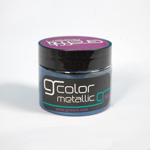 627 - ميتلك سيان Graffiti Resin Metallic Cyan