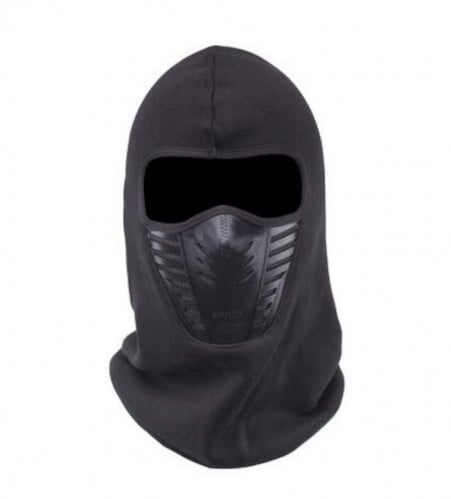 قناع الوجة باللون الأسود مقاومة للبرد والغبار