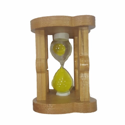 ساعة رملية خشب