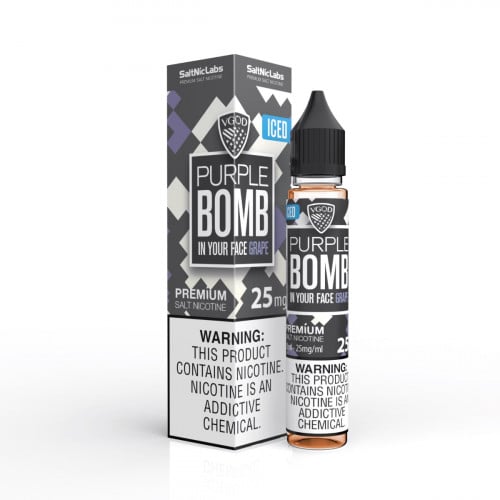 نكهة في قود  بربل عنب ايس - سولت - VGOD PURPLE BOMB ICe Salt