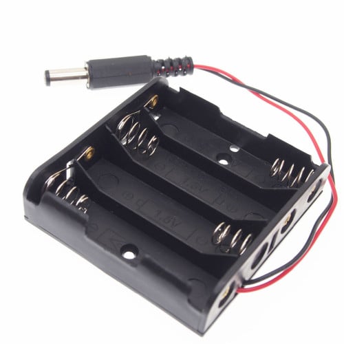 4x AA Battery Holder Box