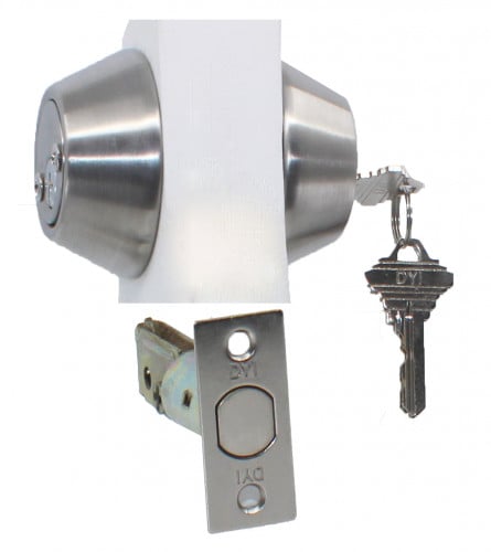 كيلون ديد لوك جهتين مفتاح لون استنلس