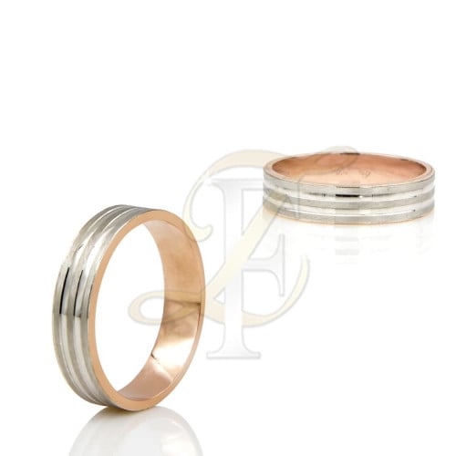 دبلة (فضة مع نحاس) فضة عيار 925