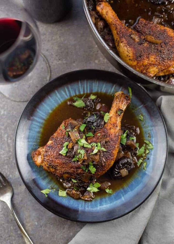 دجاج مشوي بصوص القراصيا