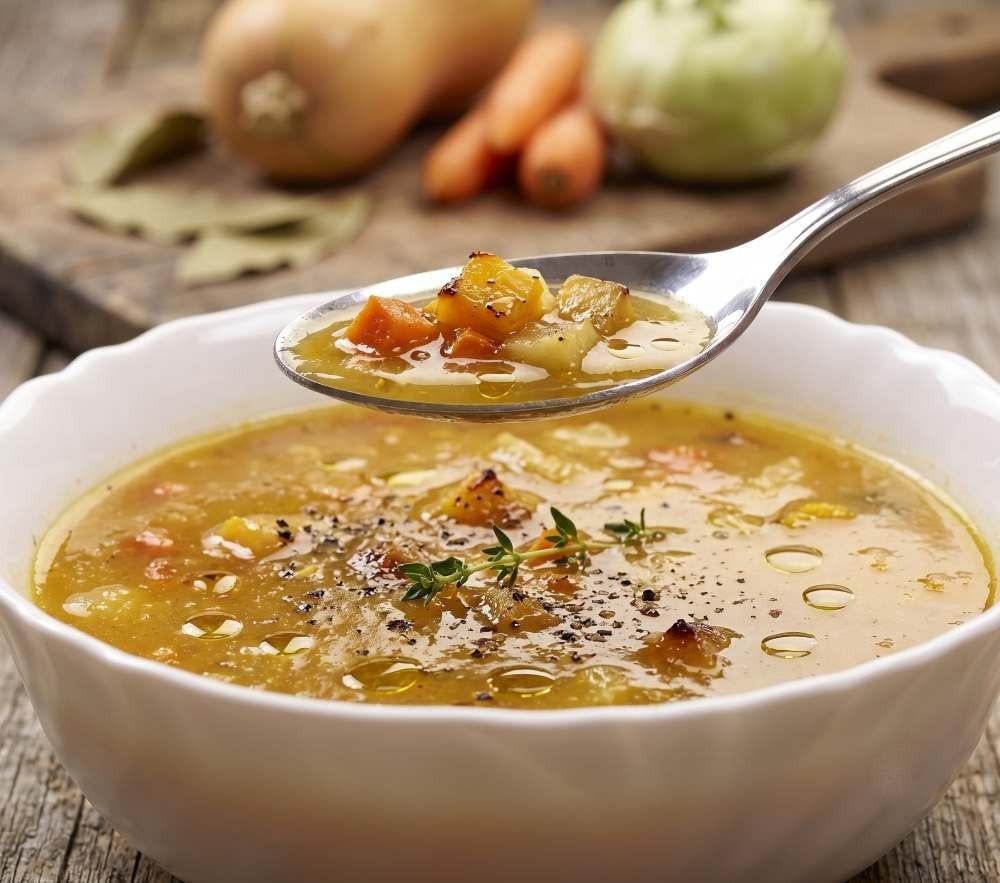 شوربة الخضار المشوي