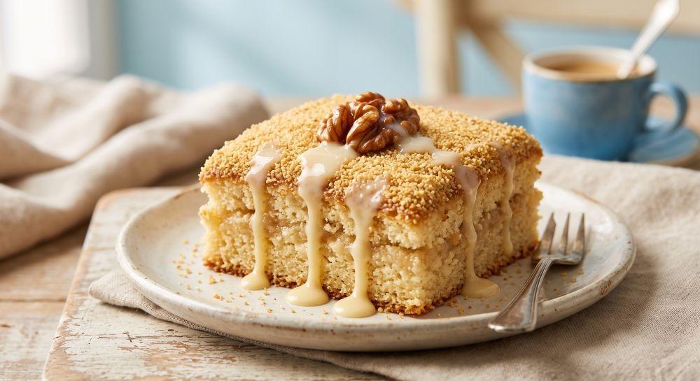 طريقة عمل كيكة الرمال الهشة واللذيذة (وصفة سهلة خطوة بخطوة)