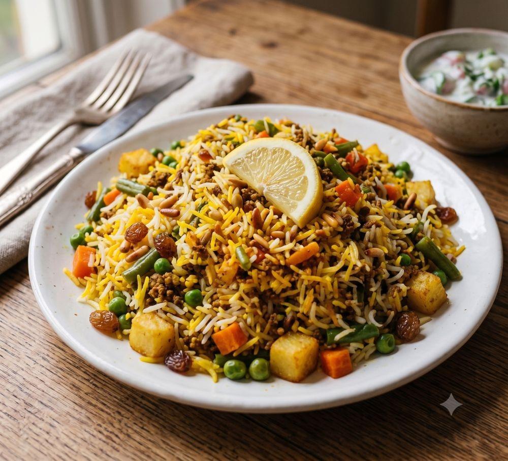 طريقة عمل الأرز بالخضار واللحم المفروم: وصفة شهية ومغذية
