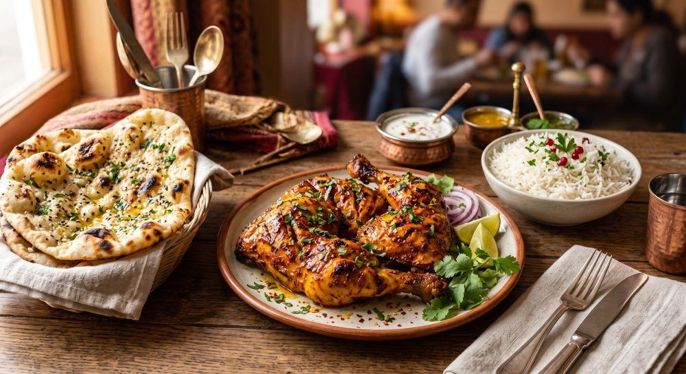 طريقة عمل دجاج تندوري في الفرن بتتبيلة المطاعم اللذيذة