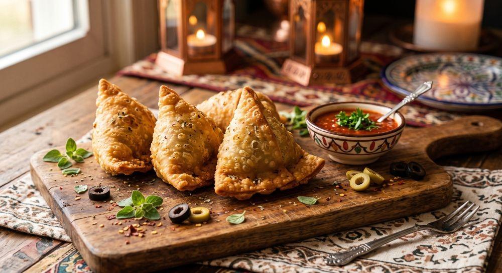 طريقة عمل سمبوسة الخضار بالجبنة المقرمشة | وصفات رمضانية