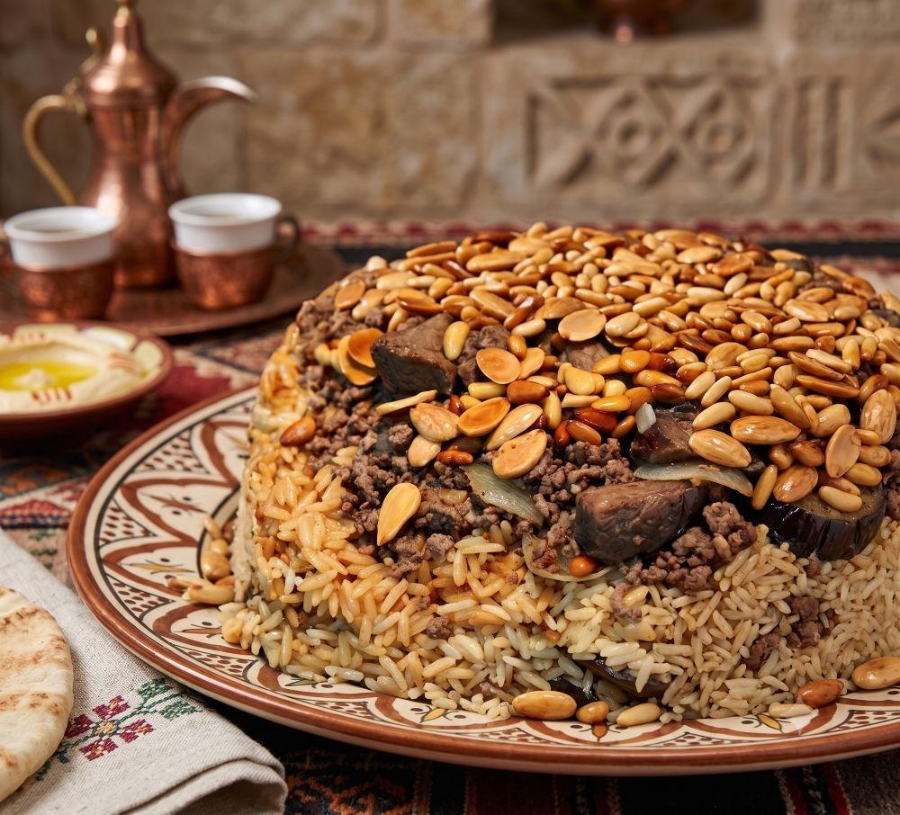 طريقة عمل المقلوبة الشامية الأصلية بالدجاج والباذنجان