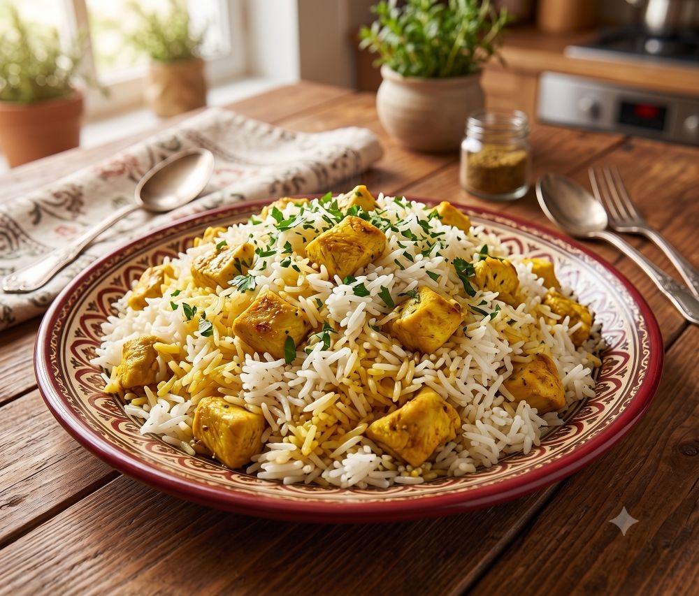 طريقة عمل صينية الأرز باللبن والدجاج في الفرن (وصفة سهلة ولذيذة)