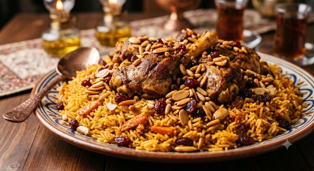 طريقة عمل الأرز البخاري الأصلي باللحم أو الدجاج خطوة بخطوة