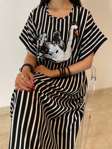 ثويب ملكة البجع خفيف لطيف بارد ومناسب لكل وقت بإضافة مميزة