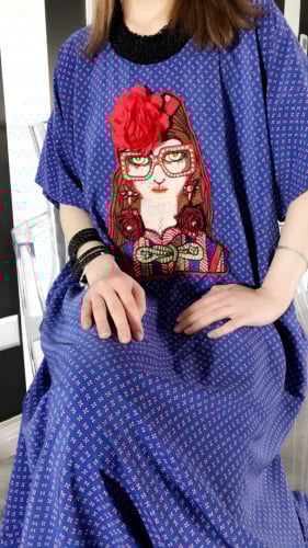 ثويب ام نظارة ووردة، بخامتنال الباردة الخفيفة اللطيفة