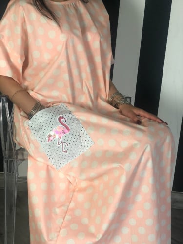 ثويب الفلامينغو من القطن البارد