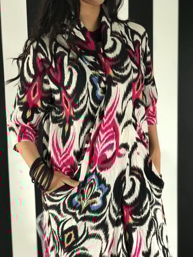 ثويب لف بخامة باردة و ألوان مميزة وستايل رمضاني بامتياز