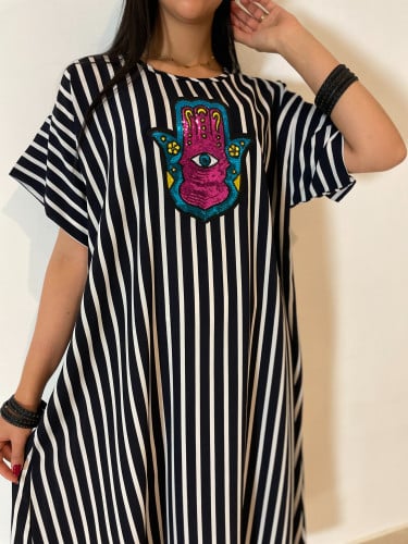 ثويب الكف الفوشي خفيف لطيف بارد ومناسب لكل وقت بإضافة مميزة