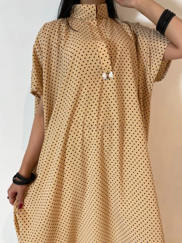 ثويب النحلة البيضاء يومي ناعم أنيق بإضافة مميزة